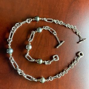 David Yurman Authentic Necklace & Bracelet set